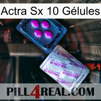Actra Sx 10 Gélules 37